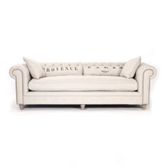 Alaine sofa by Zentique featuring plush fabric upholstery and elegant armrests, perfect for a stylish living room.