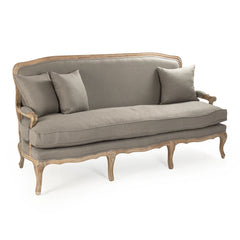 Grey Bastille Sofa by Zentique with plush cushions and sleek modern design, perfect for contemporary living rooms.