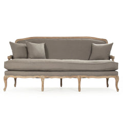 Grey Bastille sofa by Zentique featuring plush upholstery and a modern design, ideal for contemporary living rooms.