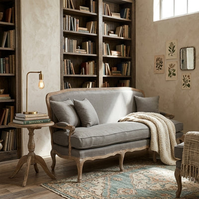 Grey Bastille sofa by Zentique featuring plush upholstery and sleek design, perfect for modern living rooms.