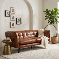Zentique Liliane Sofa table with elegant wooden top and carved base, showcasing vintage-inspired design and craftsmanship.