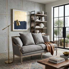 Louis sofa by Zentique featuring elegant upholstery and classic design, perfect for adding sophistication to living spaces.