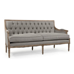 Louis tufted sofa by Zentique featuring plush upholstery and elegant design, showcasing its tufted detailing and classic style.