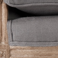 Louis tufted sofa by Zentique featuring plush upholstery, tufted backrest, and elegant wooden legs in a classic design.
