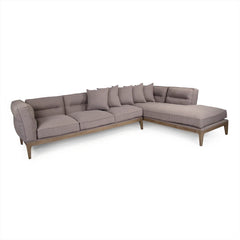Louise sectional sofa by Zentique featuring plush cushions and elegant fabric upholstery, perfect for modern living rooms.