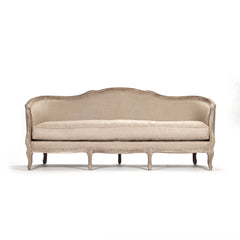 Maison Hemp Sofa by Zentique featuring a stylish, upholstered sofa with a natural hemp fabric finish and elegant design.