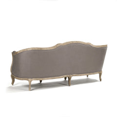 Maison three-seat sofa by Zentique featuring a classic design with plush upholstery and wooden legs, ideal for living room seating.