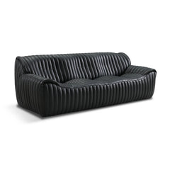 Zentique Skipper sofa in luxury top grain leather, stylish indoor sofa for elegant living room decor.