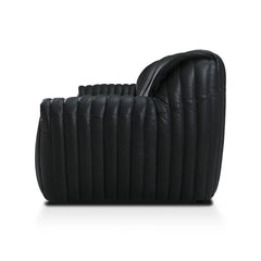 Luxury Zentique Skipper sofa in top grain leather, showcasing elegant indoor design for sophisticated living rooms.