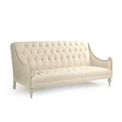 Walsh Sofa by Zentique featuring luxury carved birch wood frame and plush upholstery for elegant living room decor.