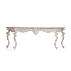 Zentique Abraham table featuring a wooden tabletop and sturdy legs, ideal as a stylish accent or side table in living spaces.