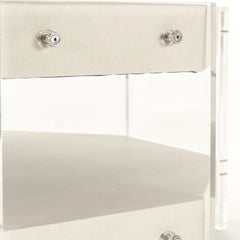 Acel acrylic coffee table by Zentique featuring a modern, transparent design with clean lines and a sleek surface.