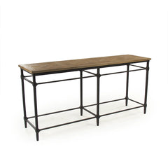 Aveline console table by Zentique featuring a sleek wooden design with elegant legs, perfect for entryways or living rooms.
