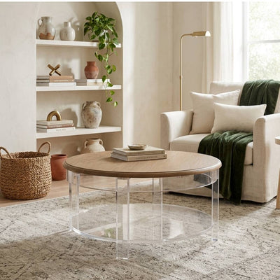 Beau coffee table by Zentique featuring a sleek wooden surface and modern design, perfect for contemporary living rooms.