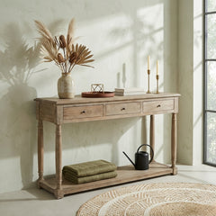 Bruno console table by Zentique featuring a sleek wooden surface and elegant design, ideal for hallway or living room decor.