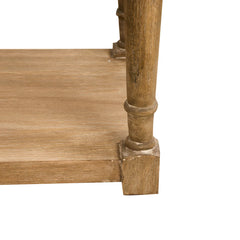 Zentique Bruno console light table with sleek wooden surface and modern design, ideal for entryways or living rooms.