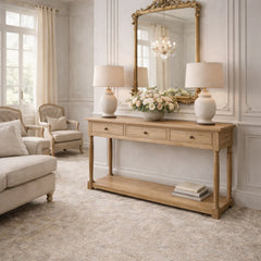 Bruno console table by Zentique featuring a sleek wooden surface and elegant design, perfect for entryways or living rooms.