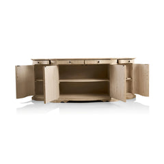 Elegant Courbe Buffet table by Zentique featuring curved wooden design and classic craftsmanship.