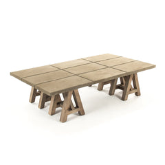 Doux coffee table by Zentique featuring a sleek wooden surface and modern design, perfect for living room decor.