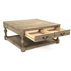 Eros coffee table by Zentique featuring a sleek wooden surface and modern design, perfect for living room decor.