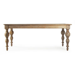 Felicia dining table by Zentique featuring a sleek wooden surface and modern design, ideal for contemporary dining rooms.