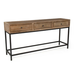 Elegant Finneas console table by Zentique featuring a sleek wooden surface and stylish design suitable for modern interiors.