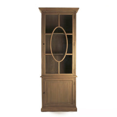 Elegant Florence Cabinet by Zentique, showcasing a vintage wooden table with intricate details and a polished finish.