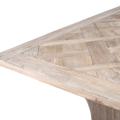 Gent dining table by Zentique with a sleek wooden surface and sturdy legs, ideal for modern dining rooms.