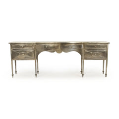 Gerard console table by Zentique featuring a sleek wooden top and elegant metal legs, ideal for entryways or living rooms.