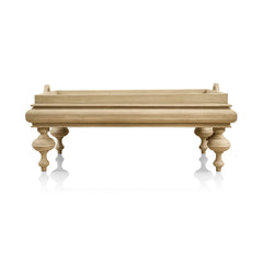 Lara coffee table by Zentique featuring a sleek wooden surface and modern design, ideal for living room decor.