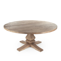 Large Max Dining Table by Zentique featuring a sturdy wooden surface and elegant design perfect for modern dining rooms.