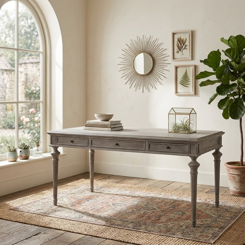 Nadine dining table by Zentique featuring a sleek wooden surface and sturdy legs, ideal for modern dining rooms.