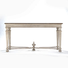 Zentique Tiffany luxury birch dining table with elegant design, showcasing a spacious surface for sophisticated dining rooms.