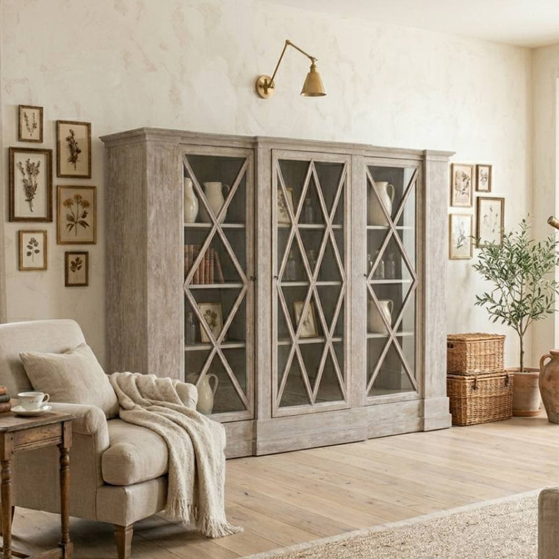 Elegant Tristao Cabinet by Zentique, indoor luxury wood table with modern design for stylish living spaces.