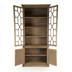 Indoor Vallis Cabinet by Zentique, an elegant oak wood table with modern design for stylish indoor spaces.
