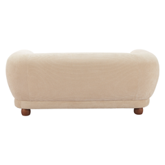 Taupe Boet loveseat by Zuo Modern featuring sleek design and plush cushions, perfect for modern living rooms.