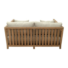 Gray Zuo Modern TERAS outdoor patio daybed with plush cushions, ideal for garden lounge relaxation.