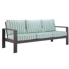 Green Zuo Modern outdoor patio sofa with stylish design, perfect for garden lounge seating.
