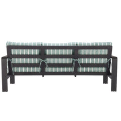 Green Zuo Modern outdoor patio sofa with stylish design, ideal for garden lounge seating and outdoor relaxation.