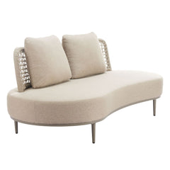Zuo Modern Ruhe outdoor patio love seats for small space, stylish outdoor sofa with cushioned seating and modern design.