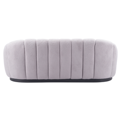 Light gray Bhutan sofa by Zuo Modern featuring a sleek, contemporary design with plush cushions and modern style.