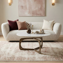 Zuo Modern Zambet Gray Sofa with premium pine wood frame, indoor elegant living room furniture, modern and stylish design.