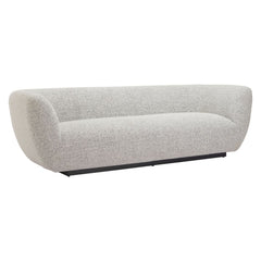 Zuo Modern Zambet Sofa in pewter gray with wooden legs, elegant indoor sofa for stylish living rooms, made of premium pine wood.